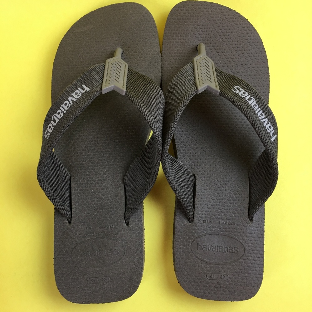 Men's Havaianas Woven Brown Flip Flops